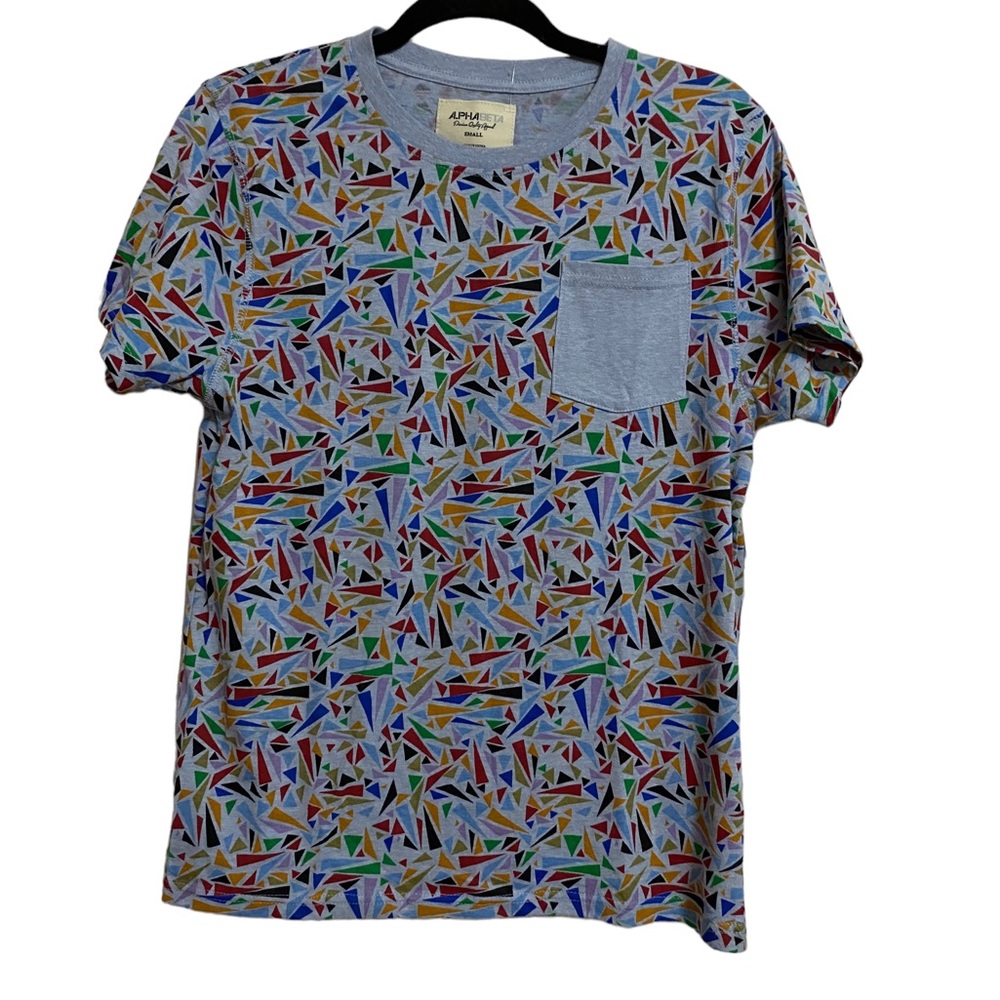 Alpha Beta Colorful T Shirt Size S